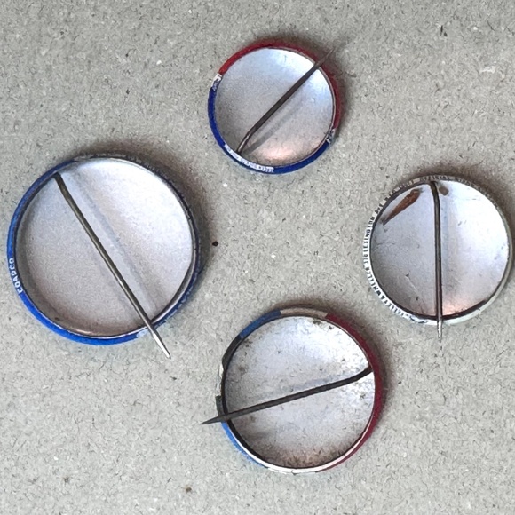 Nixon Lodge Kennedy Vintage Political Pinback Buttons - Picture 5 of 8